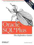 Oracle SQL Plus the definitive guide 2nd ed Edition Jonathan Gennick